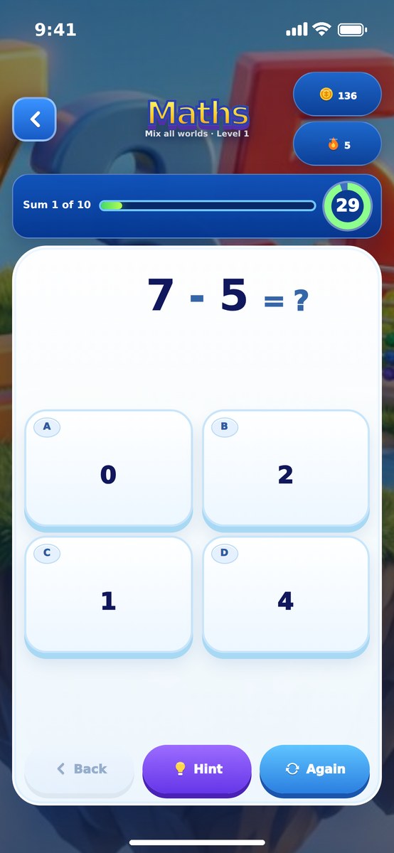Maths with sums